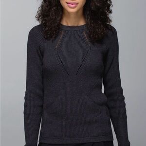 Lululemon The Sweater the Better - Heathered Black